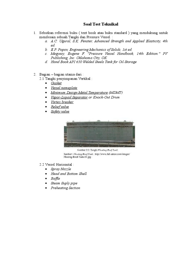 Soal Test Teknik Pengelasan Konstruksi