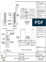 Column and Feeder Pillar Foundation Details