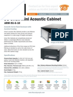 9U Orion Mini Acoustic Cabinet Air Cooled Server Rack