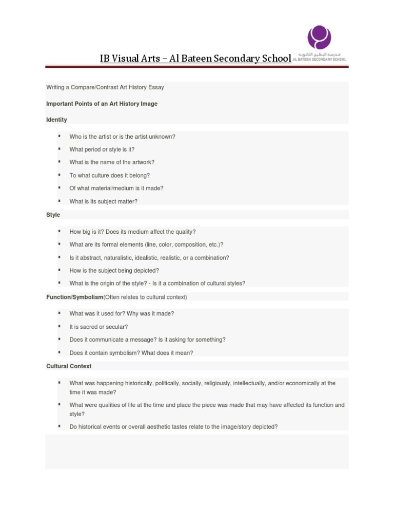 how do i write a compare and contrast essay