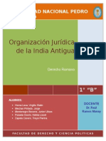 Organización Jurídica de La India Antigua