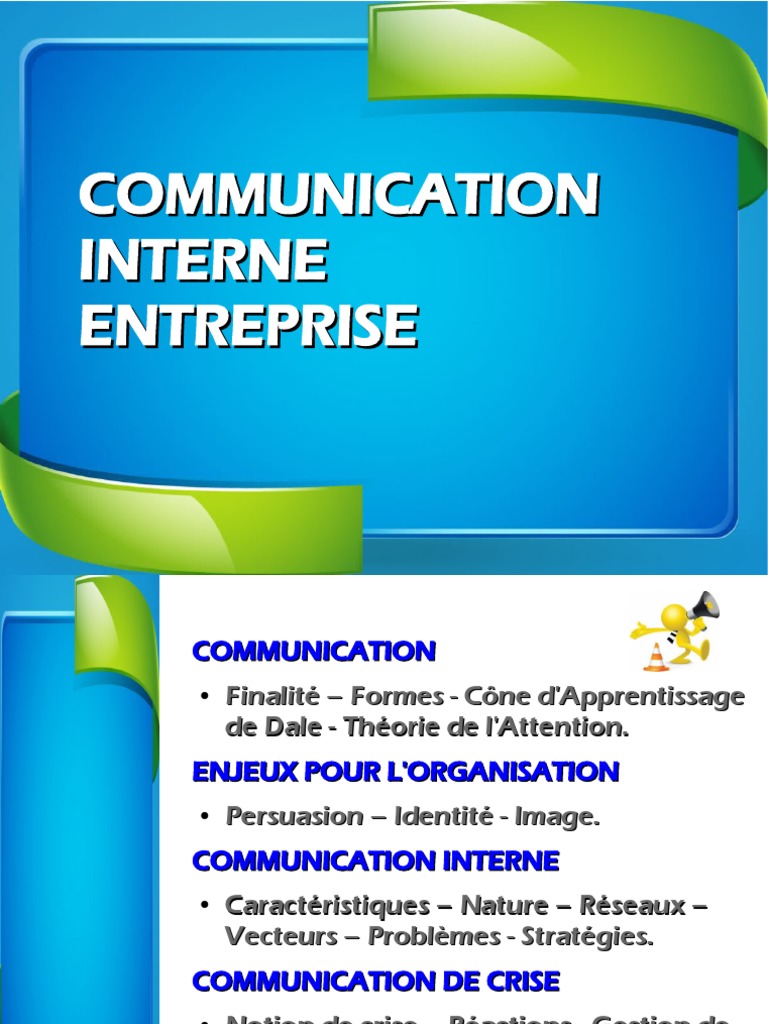 Enjeux et Stratégies de Communication Interne | PDF | la communication ...