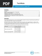 Configuring SonicOS For Amazon VPC Technote