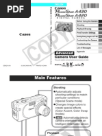 Canon PowerShot A430 Digital Camera User Manual