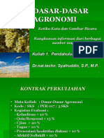 Dasar - Dasar Agronomi