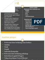 Minggu 1-2. Analisis Pelajar