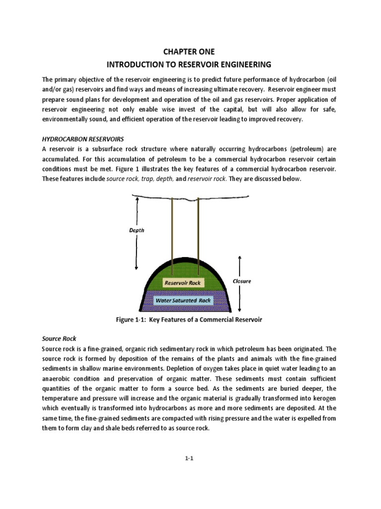 Chapter 1 Introduction to Reservoir Engineering (1) Petroleum