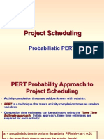 Project Scheduling - Probabilistic PERT