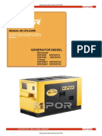 Manual Generator Curent Kipor Kde 19sta3