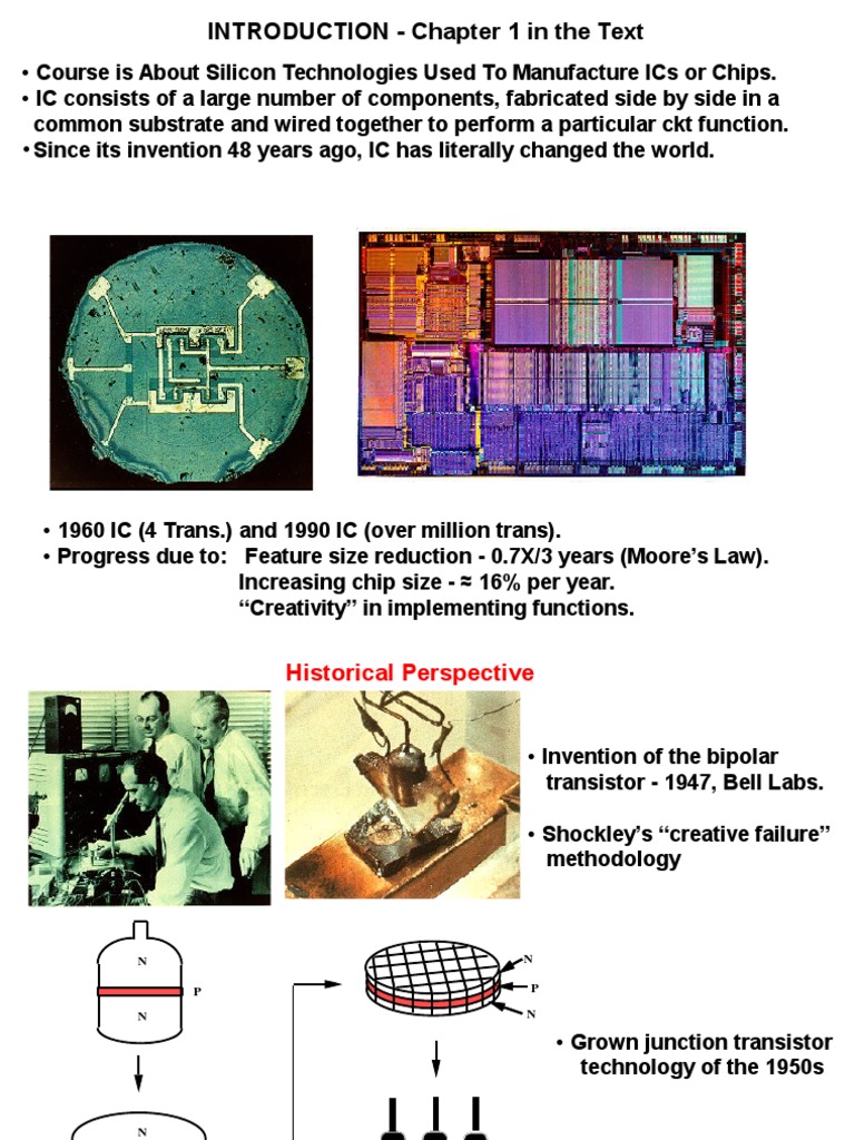 Evolution of Integrated Circuits | PDF | Art | Science & Mathematics