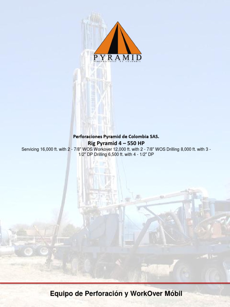 Rig Pyramid 4: Equipos de Perforación 550HP | PDF | Ingeniería mecánica ...