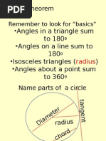 Circle Theorem: Remember To Look For "Basics"