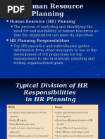 Human Resource (HR) Planning