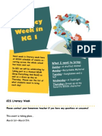 Literacy Week Poster