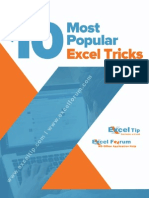 10 Most Popular Excel Tricks