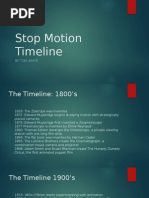 Stop Motion Timeline