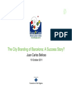The City Branding of Barcelona: A Success Story?: Juan Carlos Belloso