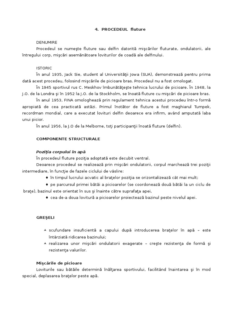 Procedeul Fluture | PDF