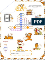 Crossword Prepositions Garfield