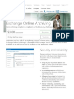 Microsoft Exchange Online Archiving