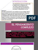 1)El Pensamiento Complejo