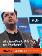 What Would You Do With Your Own Google?: Steve Yegge