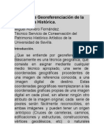 Proceso de Georeferenciación de La Cartografía Histórica