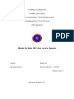 Informe Distribucion Alta Tension Venezuela