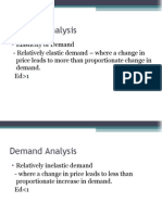 Demand Analysis - managerial economics