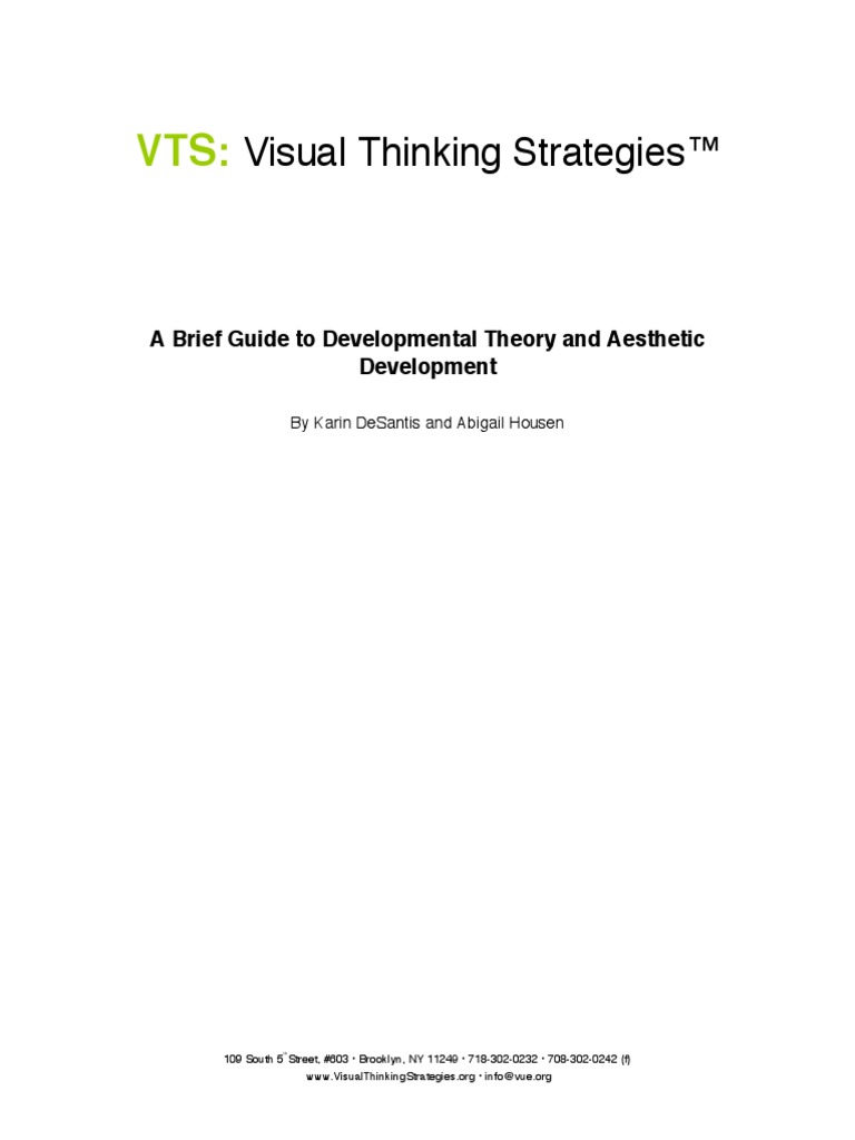 A Brief Guide To Developmental Theory and Aesthetic Development | PDF ...
