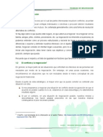 Técnicas de negociación para resolver conflictos