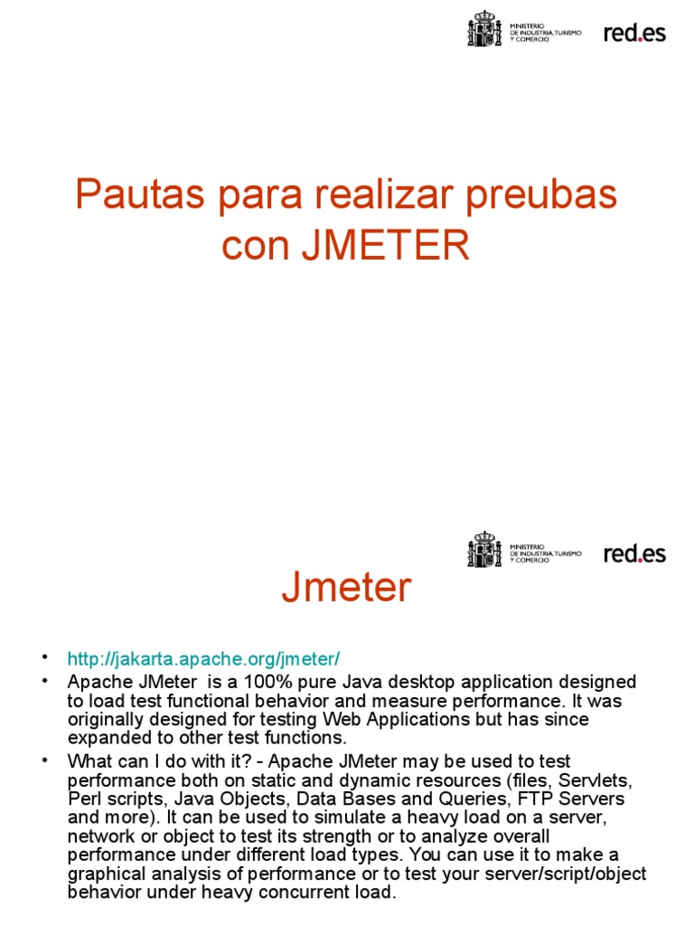 Guía de Pruebas con Apache JMeter | PDF | Protocolo de Transferencia de ...