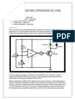 Temperature Controlled Fan