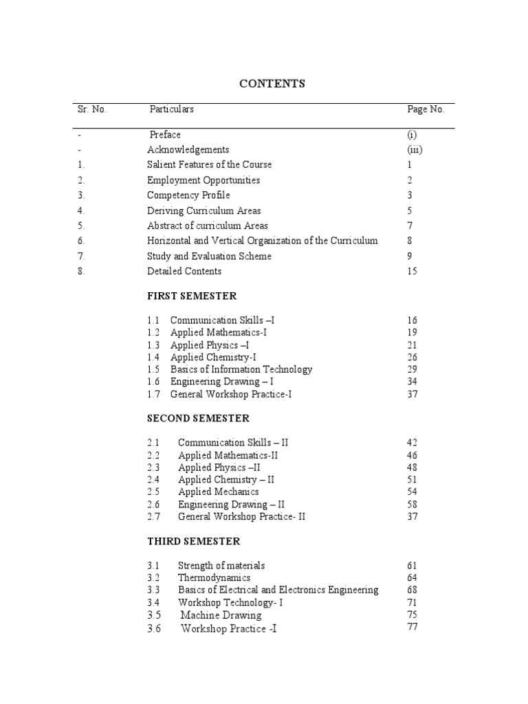 Mechanical Engineering Curriculum Overview | PDF