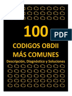 Los 100 Codigos de Falla Obdii Mas Comunes