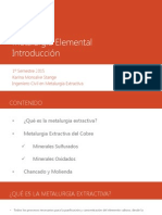 Metalurgia Elemental - Introducción