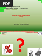 Aula 1 Introdução à Estatistica