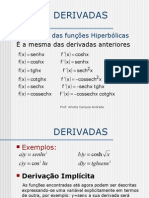 Derivadas Hiperbã“Lica e Implã-cita