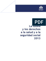 La Tutela y El Derecho A La Salud. 2013. Definitivo en Imprenta