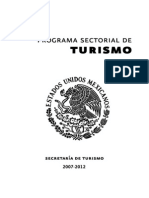 Programa Sectorial de Turismo 2007-2012