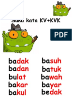 Suku Kata KV+KVK