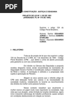 Parecer Do Relator Deputado Federal Eduardo Cunha (PMDB-RJ) Ao PL n. 1.135-91