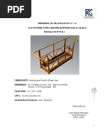 Plataforma Rg 200 m Com Assinatura