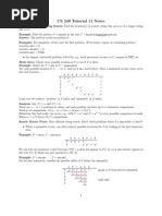 CS 240 Tutorial 11 Notes: C A A B A