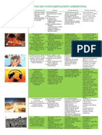 Contaminación Ambiental (Tipos)