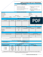 Application Form For OJT