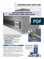 Water Proofing Tape For Construction Joint and Cracking PDF