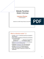 Literature Review for MPSI