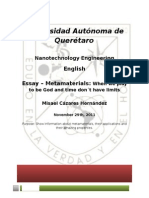 Metamaterials Essay