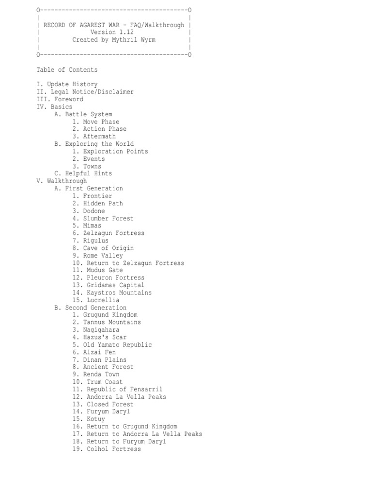 Agarest Generation of War Guidenya | PDF | Strategy Guide | Leisure, image size:768x1024